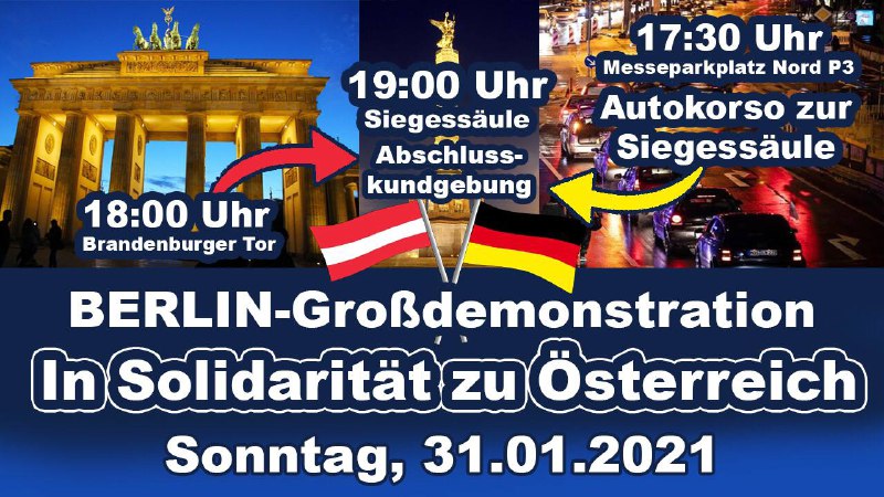 Am 31.01.2021 findet in Österreich wieder eine Großdemonstration „Kurz muss weg“ statt.Deutschland u...