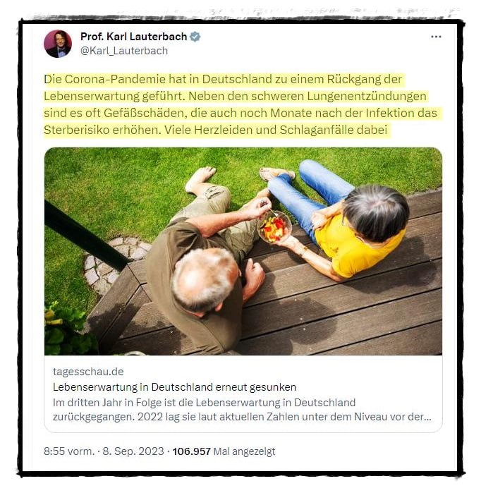 +++ Bekanntmachung +++Bundesgesundheitsminister Karl Lauterbach (SPD) gibt auf 𝕏 bekannt:»Die Corona-Pandemie hat in Deu...