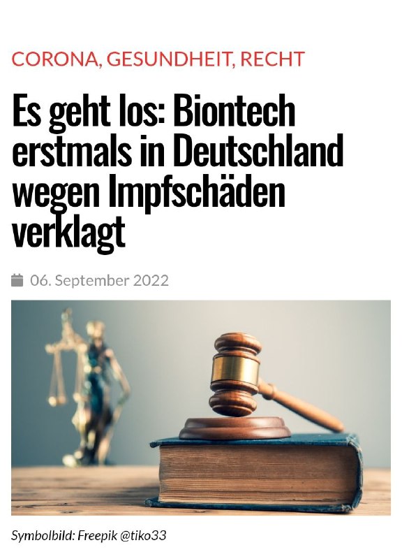 Eine Düsseldorfer Rechtsanwaltskanzlei hat Klagen in sechsstelliger Höhe gegen Impfstoff-Hersteller Biontech wegen gesun...
