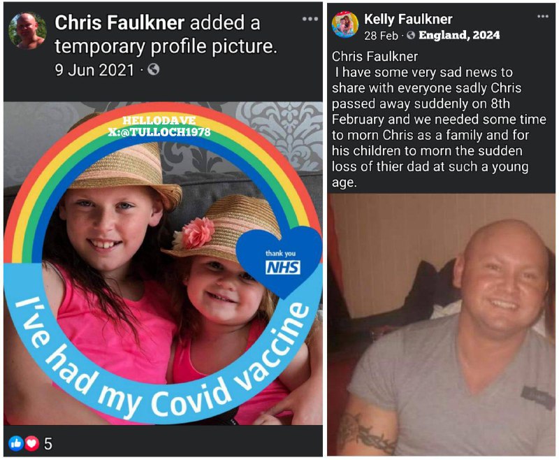 England Mourns the Sudden Loss of Chris Faulkner (Feb 2024) - "I've Had My COVID Vaccine."