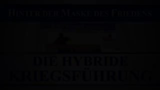 Hinter der Maske des Friedens – Die hybride Kriegsführung✓ https://www.kla.tv/15969Die Hybride Kriegsführung ist den wen...