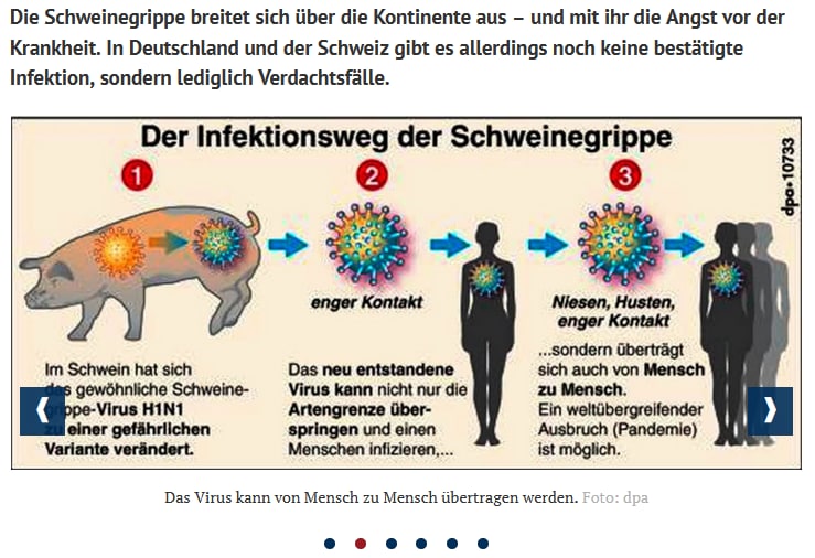 In Deutschland grassiert die Angst vor der Schweinegrippe Di, 28. April 2009 um 19:21 Uhr  Die Schwe...