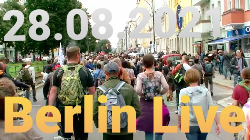 Liste einiger Livestream aus Berlin / 28.09.2021Aktivistmann https://youtu.be/LkIxpzvUni85 nach 12 T...