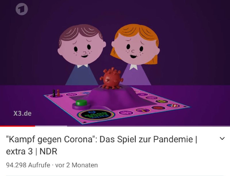 NDR Bildungsspiel für unsere Kinderhttps://youtu.be/2KGefhhYWW4https://t.me/impfen_nein_danke...