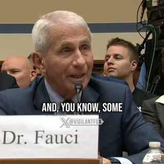 NEW: Dr. Fauci blames the unvaccinated for being “responsible” for an “additional 200,000 to 300,000...