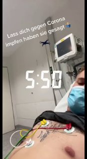 Nach BioNTech Impfung!  TikToker dokumentiert in einem kurzen Video seinen Krankenhausaufenthalt! zu...