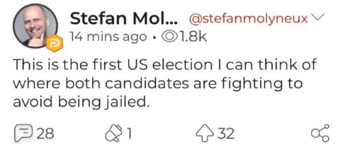 Stefan Molyneux hat Recht. Falls Trump verliert, war das nur der Anfang der Rache seiner Gegner, um sicherzugehen, dass …