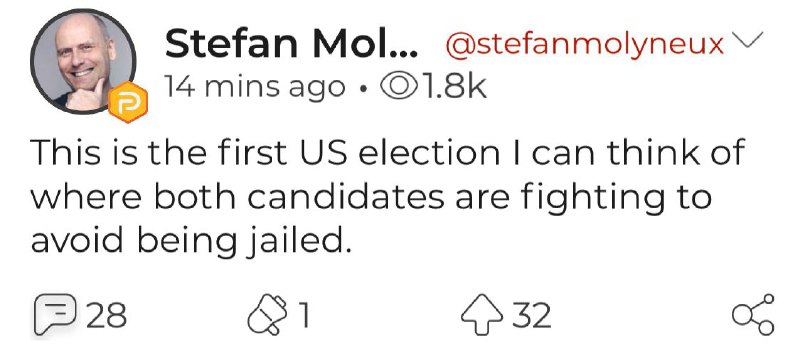 Stefan Molyneux hat Recht. Falls Trump verliert, war das nur der Anfang der Rache seiner Gegner, um sicherzugehen, dass ...