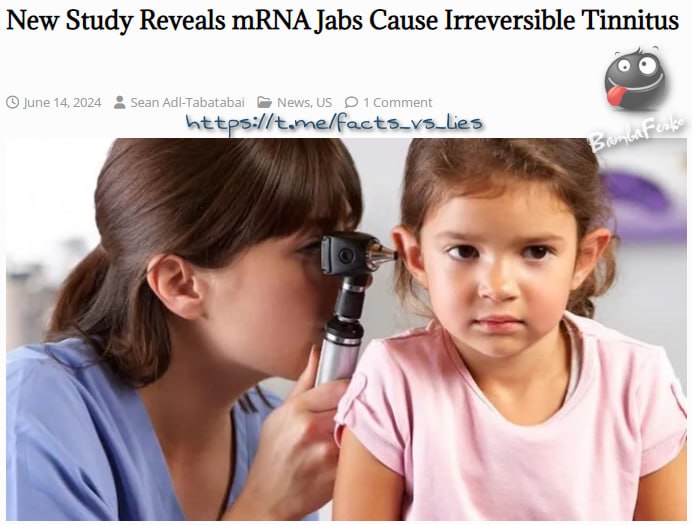 Peer-reviewed Studie zeigt, dass Covid-"Impfstoffe" Tinnitus verursachen