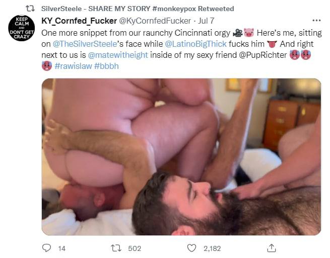 WARNING GRAPHIC PHOTOS Most screengrabs are from SilverSteele’s Twitter account. SilverSteele is a gay man who is extrem...