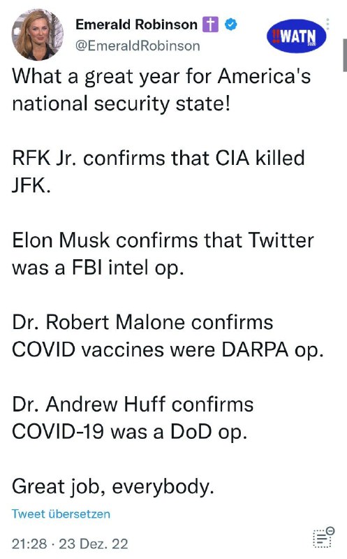 Was für ein großartiges Jahr für Amerikas nationalen Sicherheitsstaat!RFK Jr. bestätigt, dass die CIA JFK getötet hat.El...
