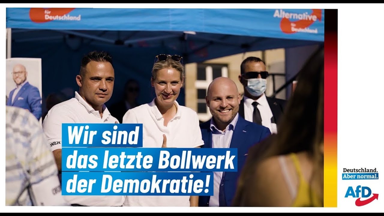 Werbevideo der "Partei der Freiheit". Aber bitte mit Merkel-Maulkorb im Titelbild! Zufall oder Signa...