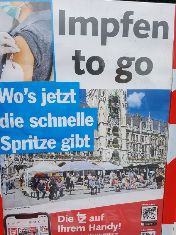 Wie verrückt und irre und medizinisch verantwortungslos kann es noch werden? Eine Münchner Tageszeitung von diesem Woche...