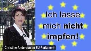 Christine Anderson im EU-Parlament: Ich lasse mich nicht impfen!✓www.kla.tv/21238Die AfD-Abgeordnete...