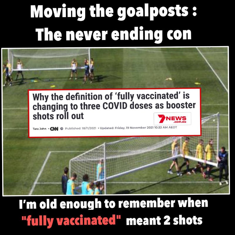 CLASSIC ORWELLIAN DOUBLESPEAK Now that they’ve changed the definition of ‘’fully vaccinated’’ from t...