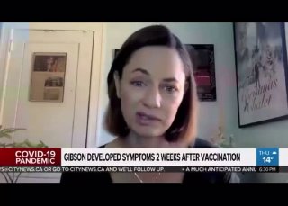 Frau lies sich Impfen, um wieder reisen zu können, sie bekam die Bell'sche LähmungJennifer Gibson wo...