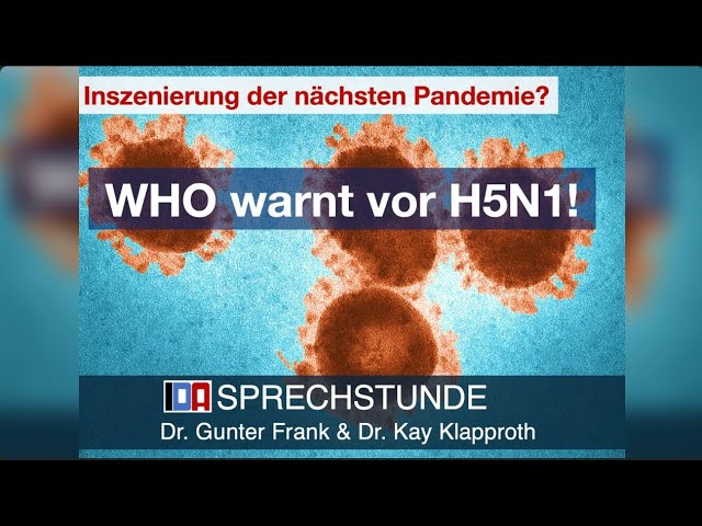 Inszenierung der nächsten Pandemie? WHO warnt vor H5N1-IDA-SPRECHSTUND...