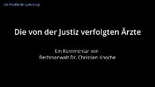 RA Dr. Christian Knoche zur anstehenden Rehabilitation der im Zuge des...