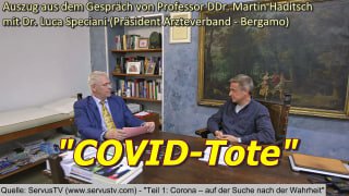 "COVID-Tote" ...Auszug aus dem Gespräch von Professor DDr. Martin Haditsch mit Dr. Luca Speciani (Präsident Ärzteverband...