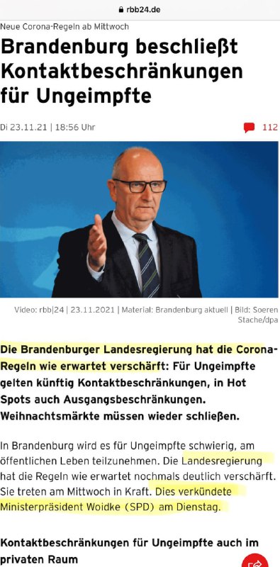 Hat der brandenburgische Ministerpräsident Dietmar Woidke am Freitag im Corona-Untersuchungsausschuss gelogen? Er behaup...