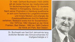 Vortrag von Dr. Med. Gerhard Buchwald                                 ...
